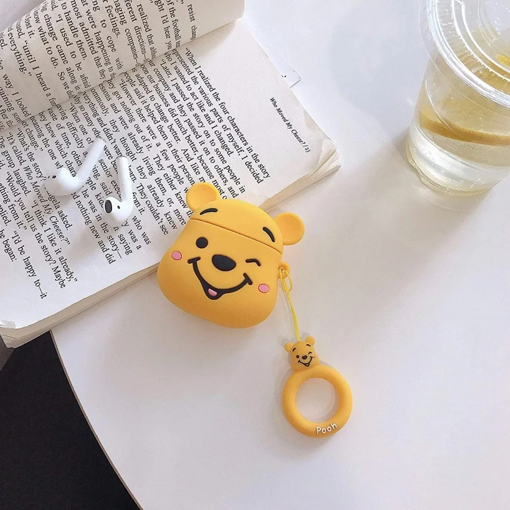 Cocomii 3D AirPods Case - 3D Cartoon - Slim - Lightweight - Matte - Keychain Rin